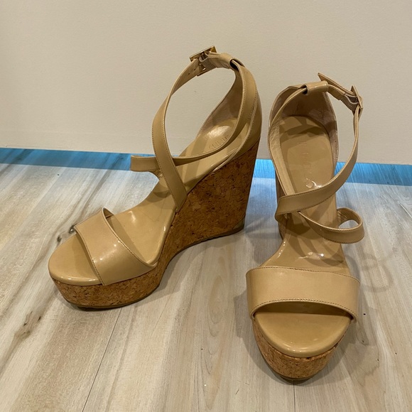 Jimmy Choo Nude Wedge - Picture 9 of 10